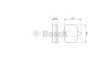 BOSCH 0 986 465 760 Brake Pad Set, disc brake